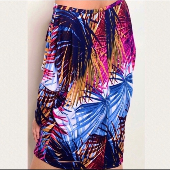 Off Shoulder Tunic Dress Cover Up Plus Size Sexy - Picture 2 of 2